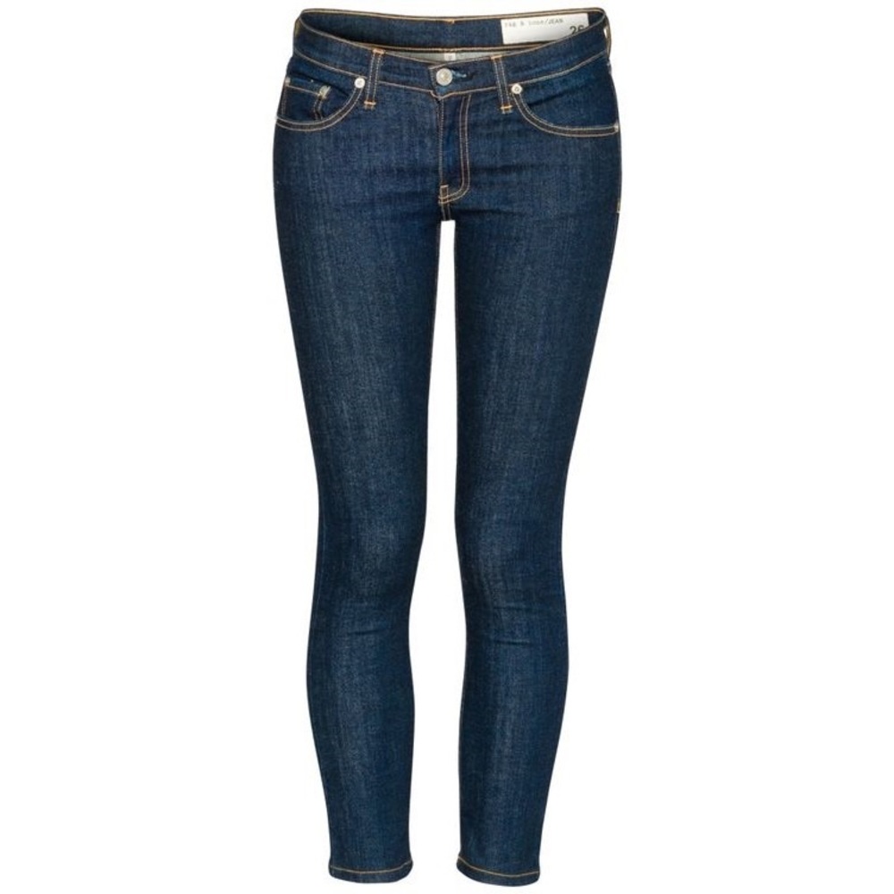 Rag and bone dark wash skinny jean size 25